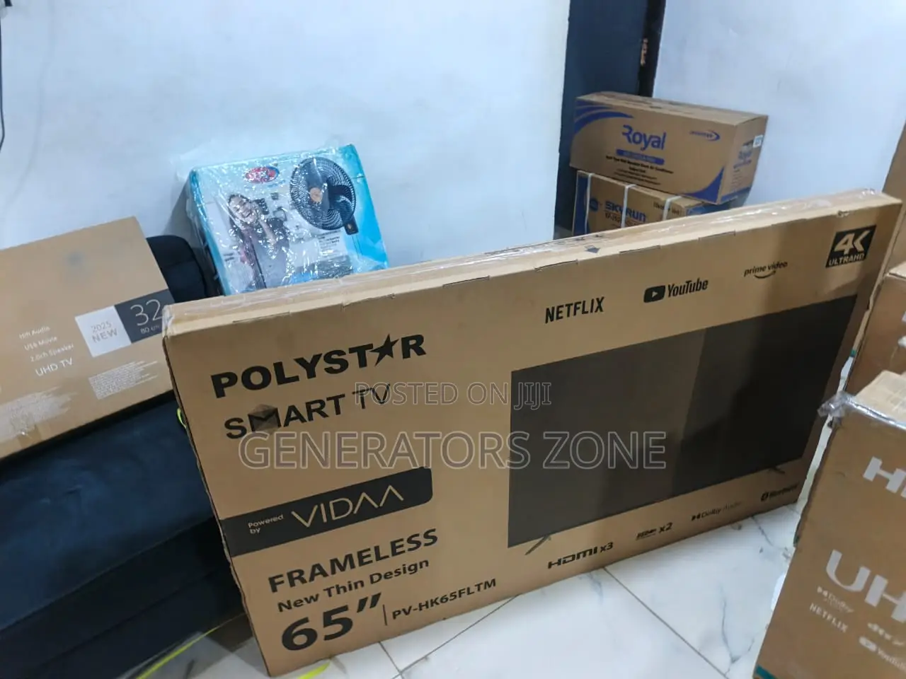 Polystar 65 Inch Vidaa Tv Pv-Hk65fltm Edition