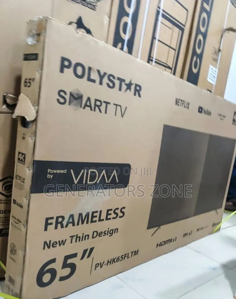 Polystar Frameless Smart Tv 65” Pv-Hk65fltm