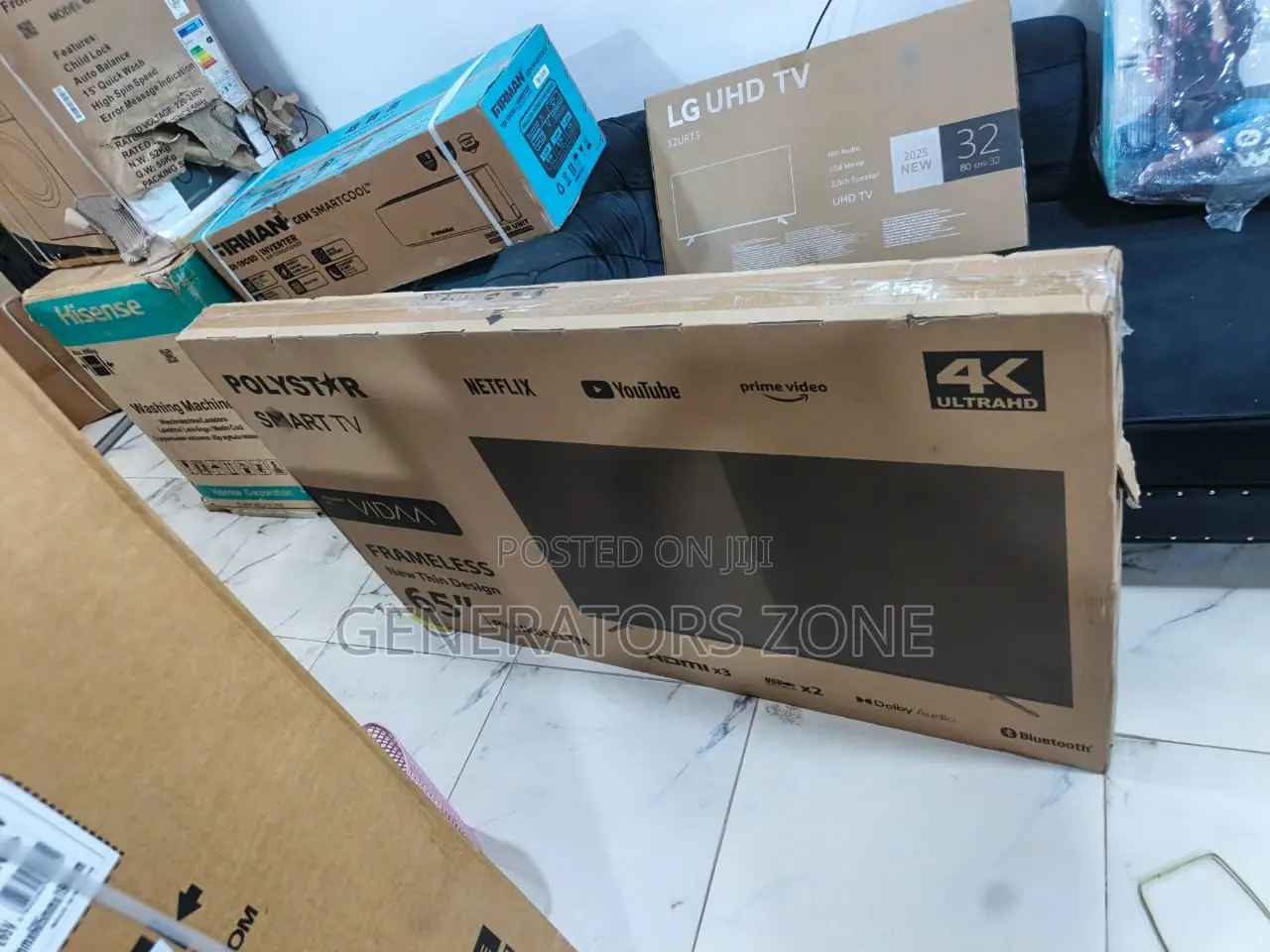Pv-Hk65fltm Polystar 65 Inch Vidaa Television