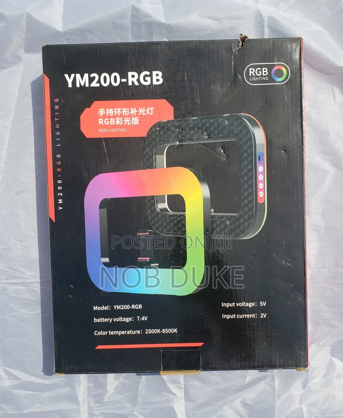 Led Lite Ym200 RGB Ring Light Video Rig With Light Stand