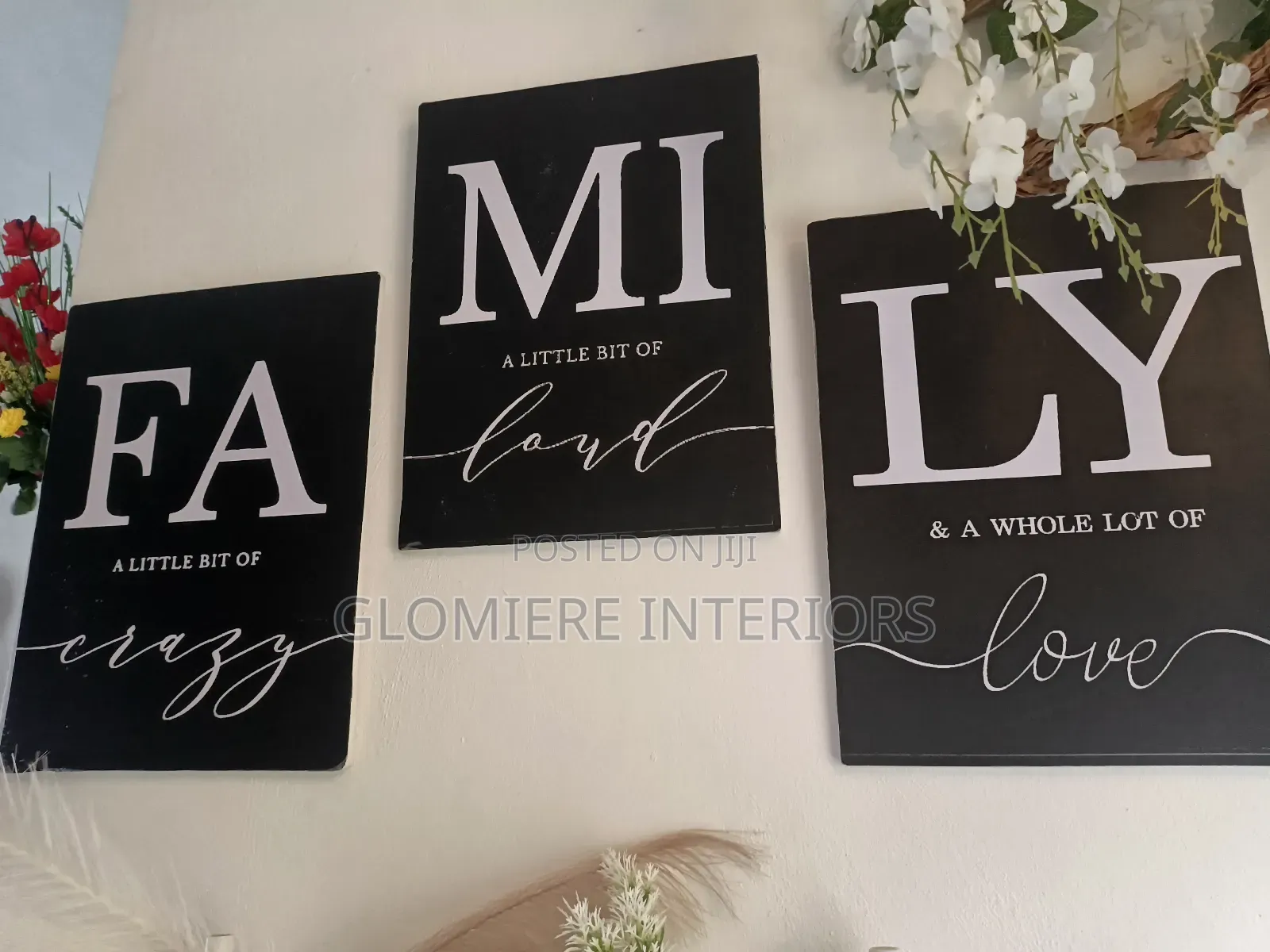 Frameless 3in1 Family Wall Deco
