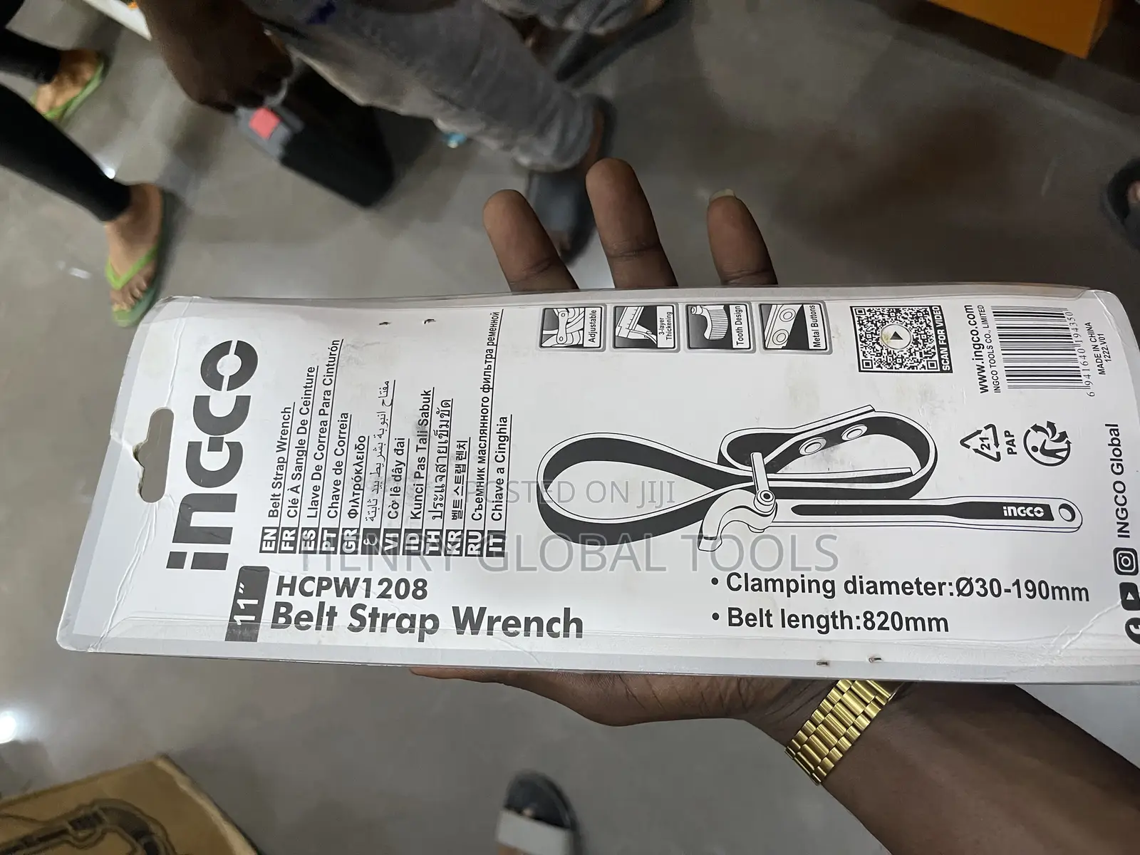 11” Ingco Heavy Duty Oil Filter Belt Tools