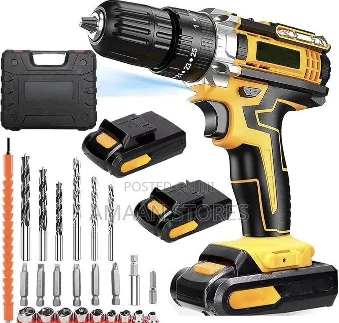 Rechargeable 3-in-1 Impact Drill Set
