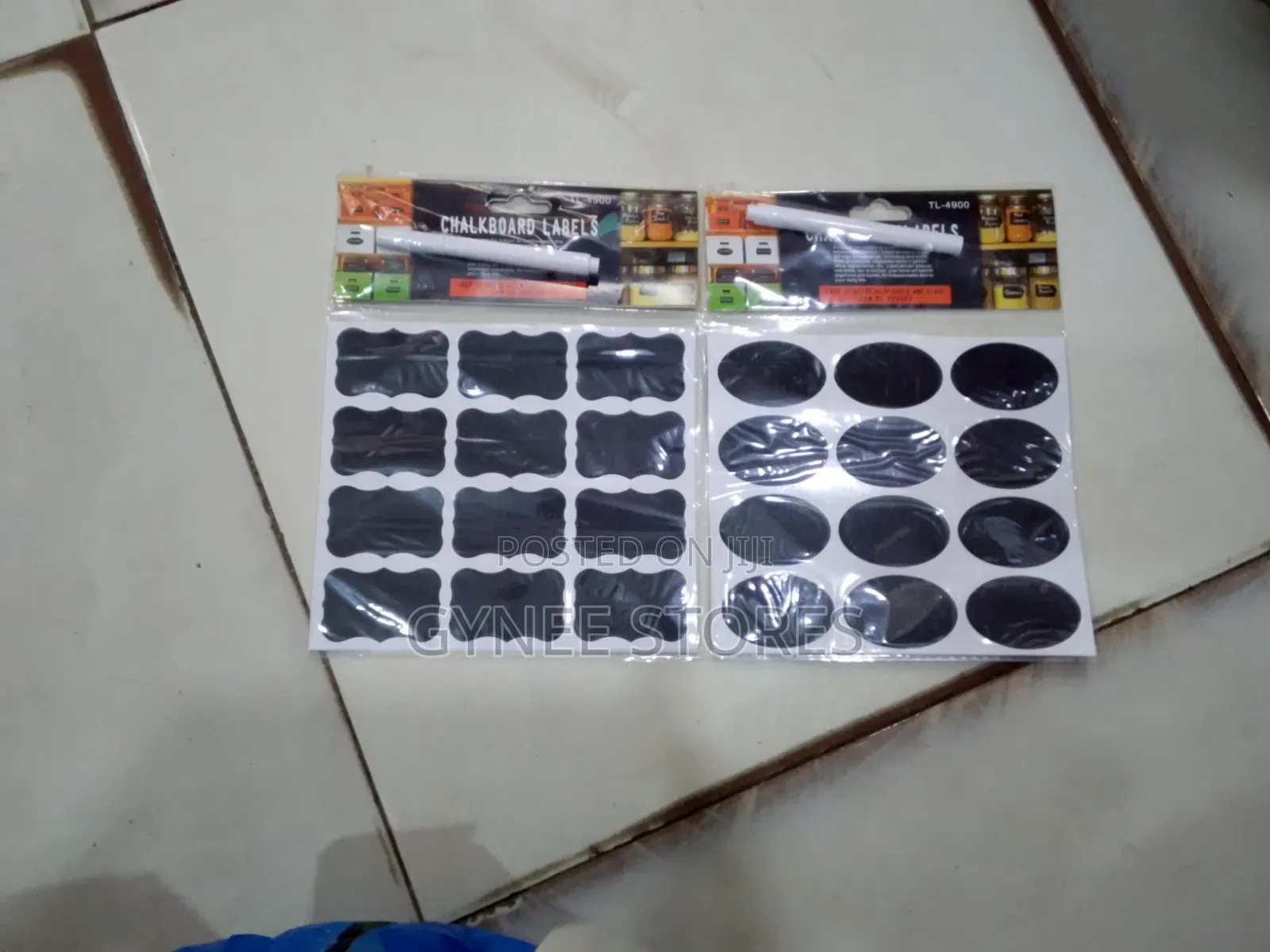 24pcs Label Stickers With Pen