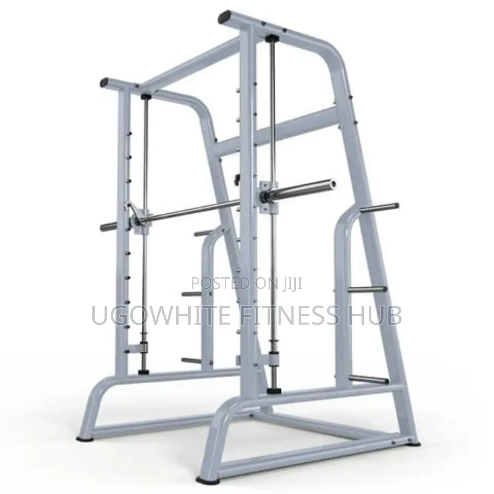 Commercial-Grade Smith Machine Used for Weight Training.