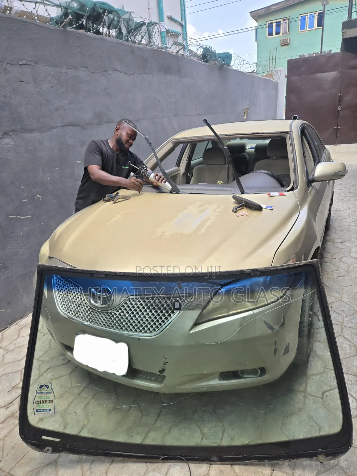 Toyota Muscle Camry 2007 Windscreen Glass Available at Chimatex