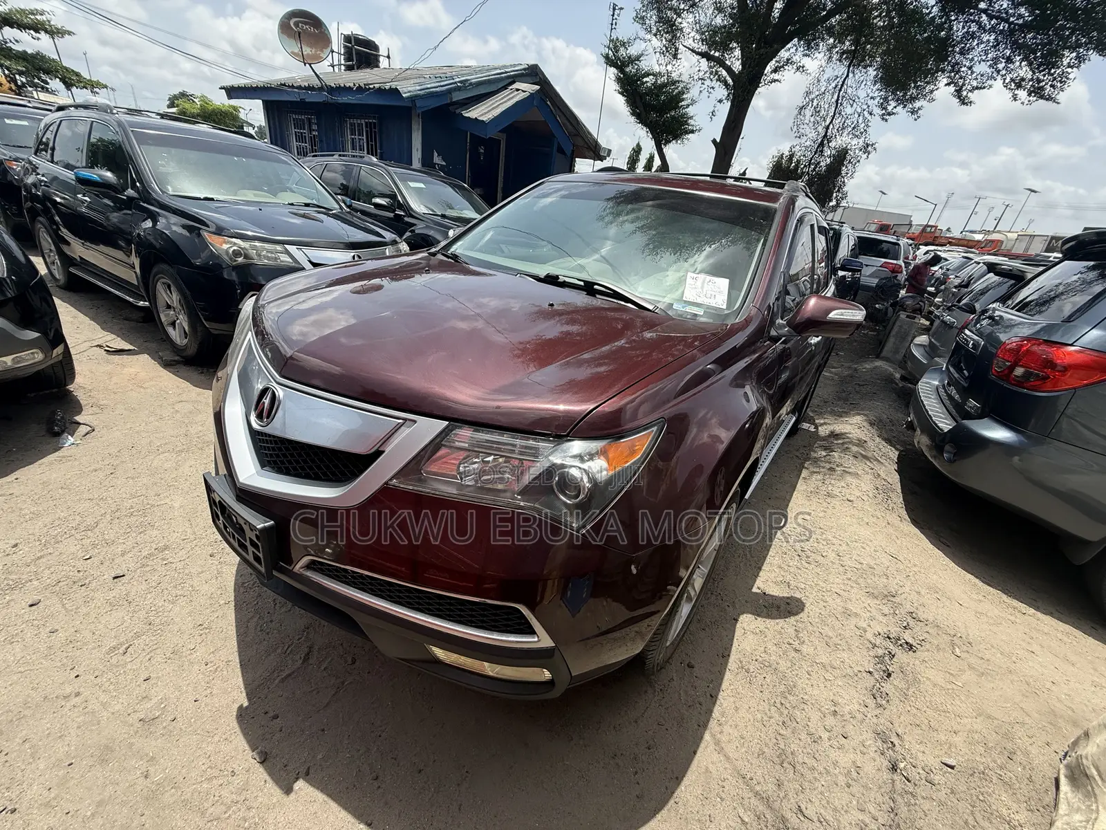 Acura MDX Technology Package SUV AWD (3.7L 6cyl 6A) 2011 Burgundy