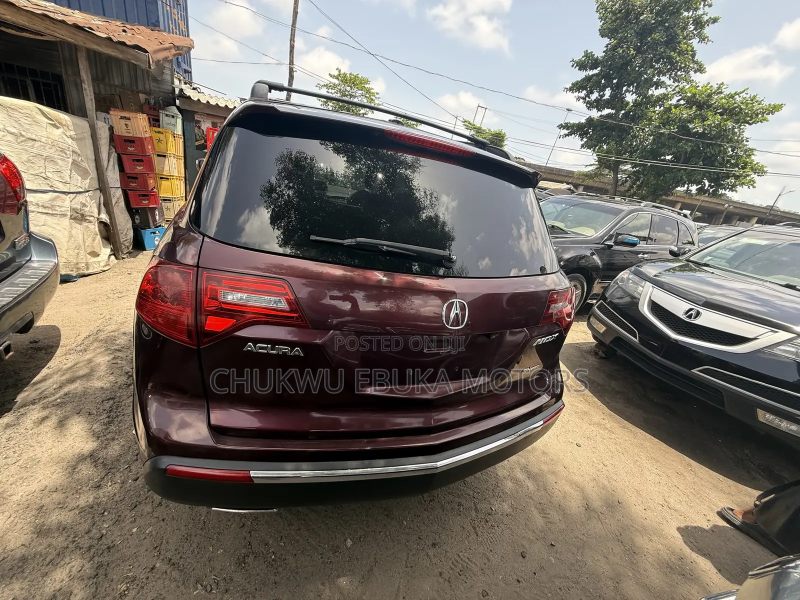 Acura MDX Technology Package SUV AWD (3.7L 6cyl 6A) 2011 Burgundy