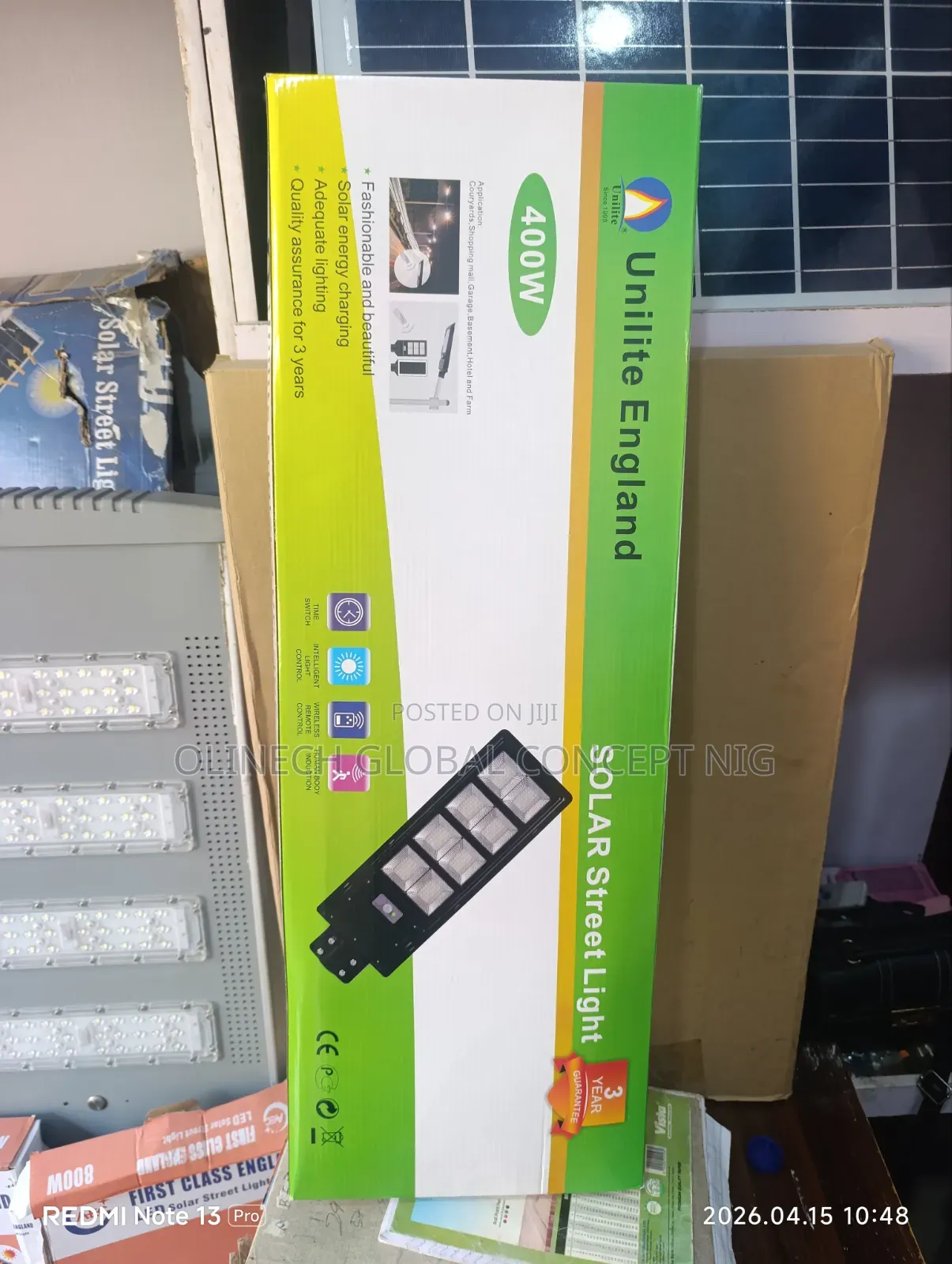 8 Eyes Unilite England Solar Street Light