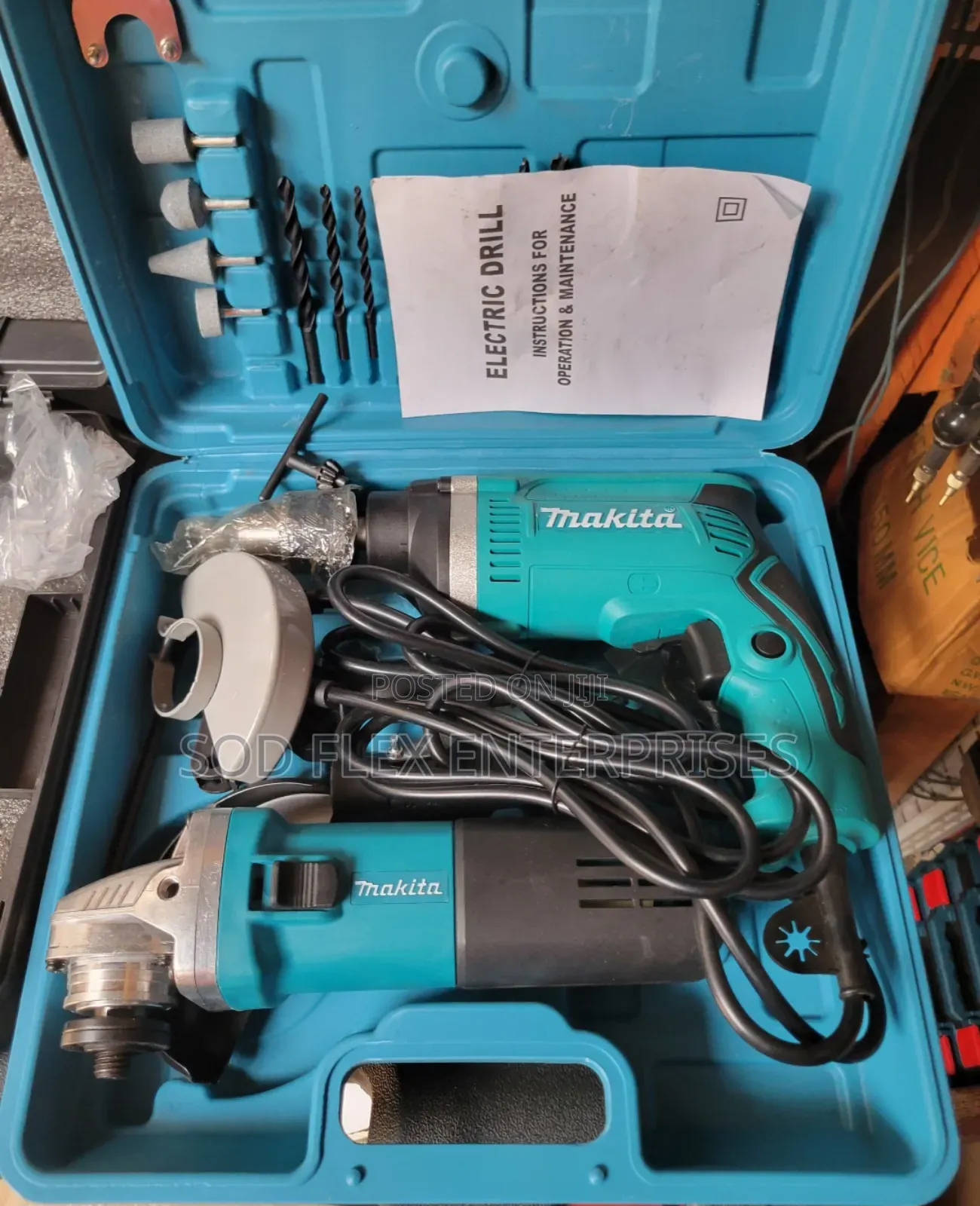 2in1 Makita Drill Machine and Angle Grinder Available