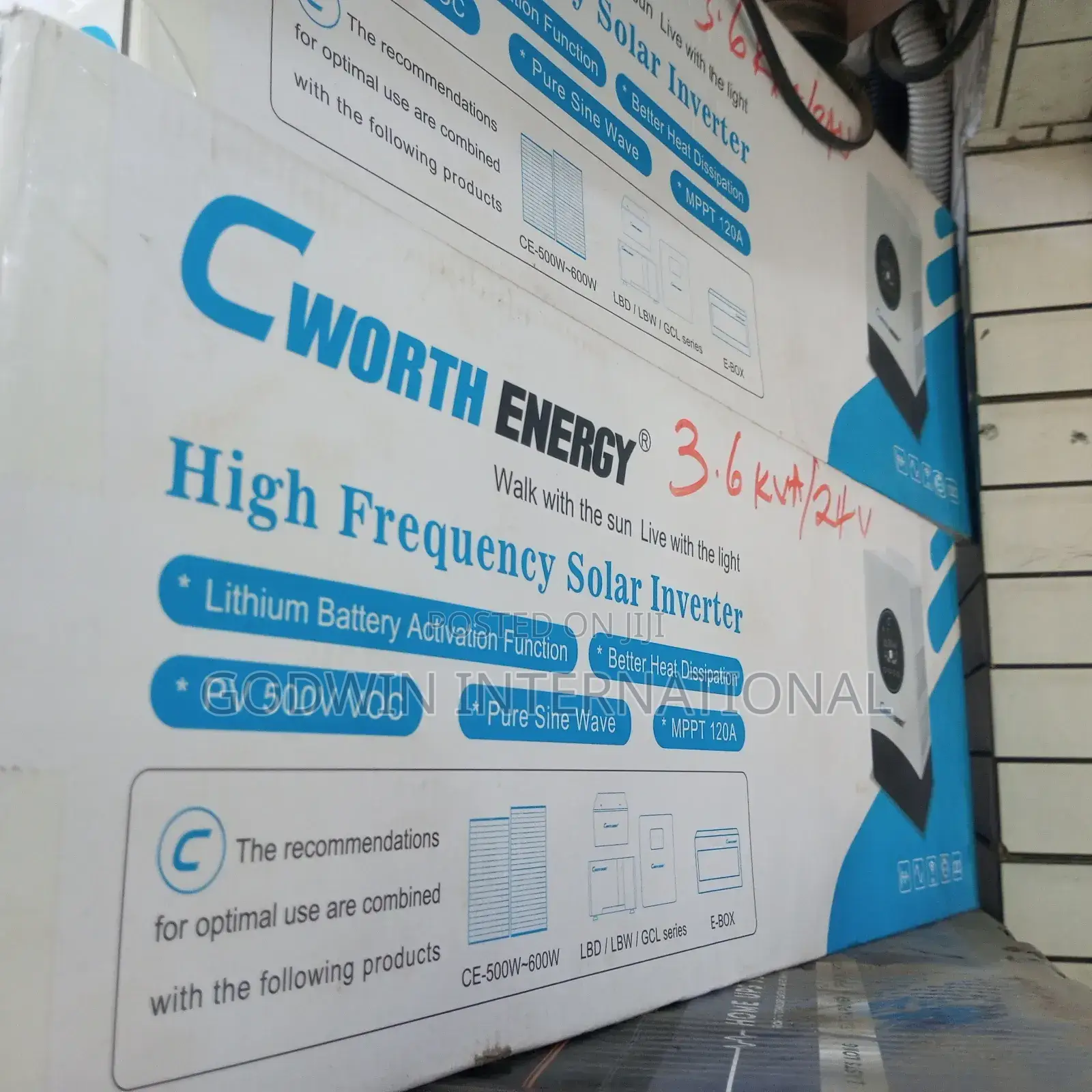 Cworth Hybrid Inverter 24v 3.6kva