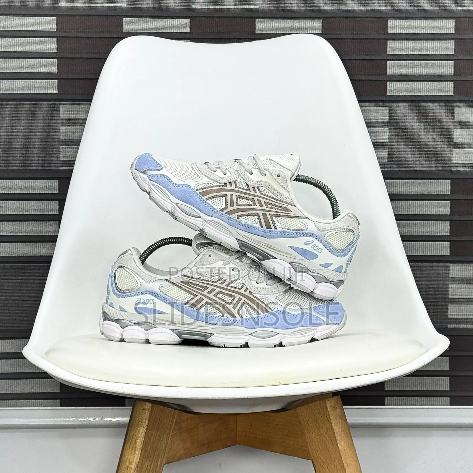 Asics Gel-Nyc Sneaker, Specifically in the "Cream/Cloud Grey