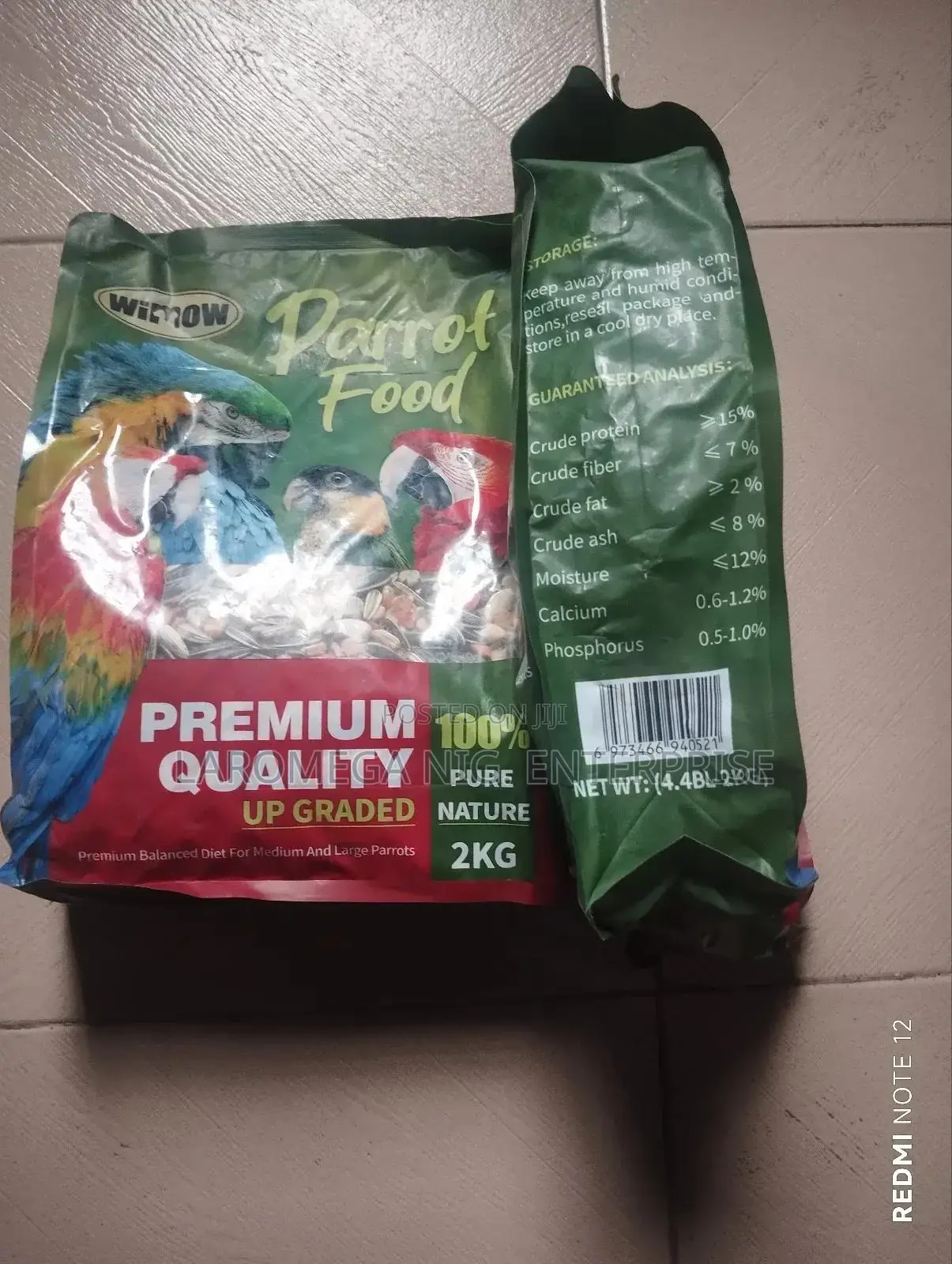 Wimow Parrot Food 2kg