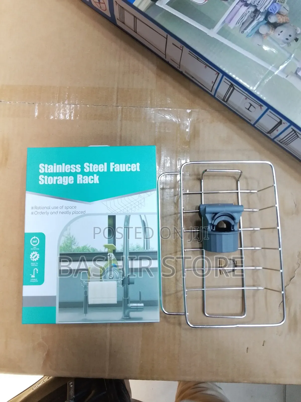 Stainless Steel Faucet Storage Rack