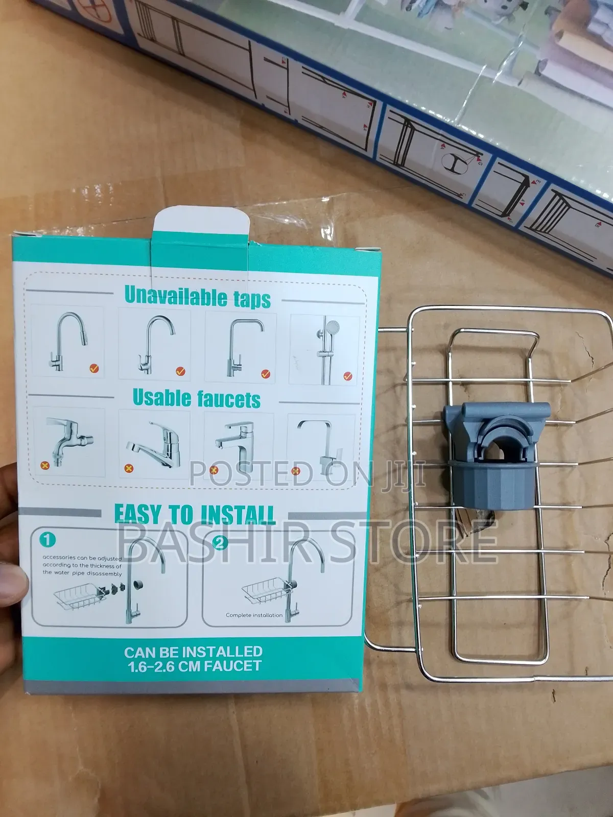 Stainless Steel Faucet Storage Rack