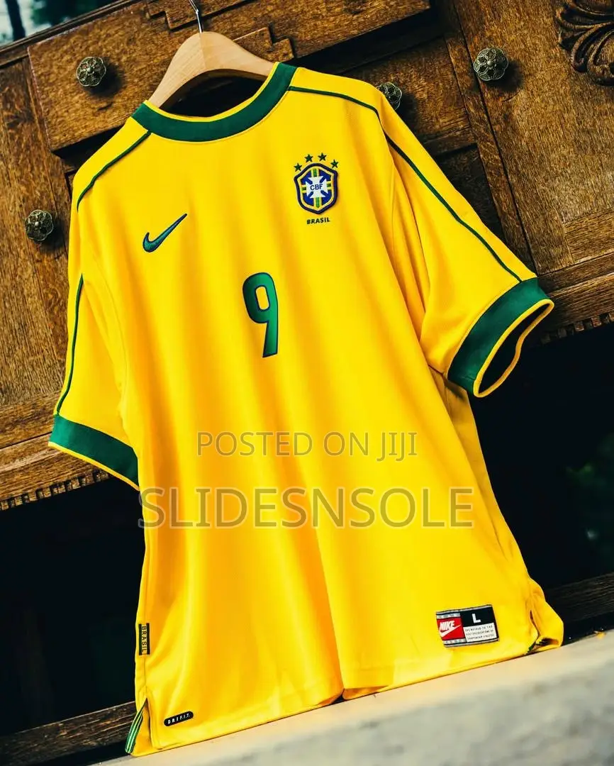 1998 Brazil National Team Home Jersey