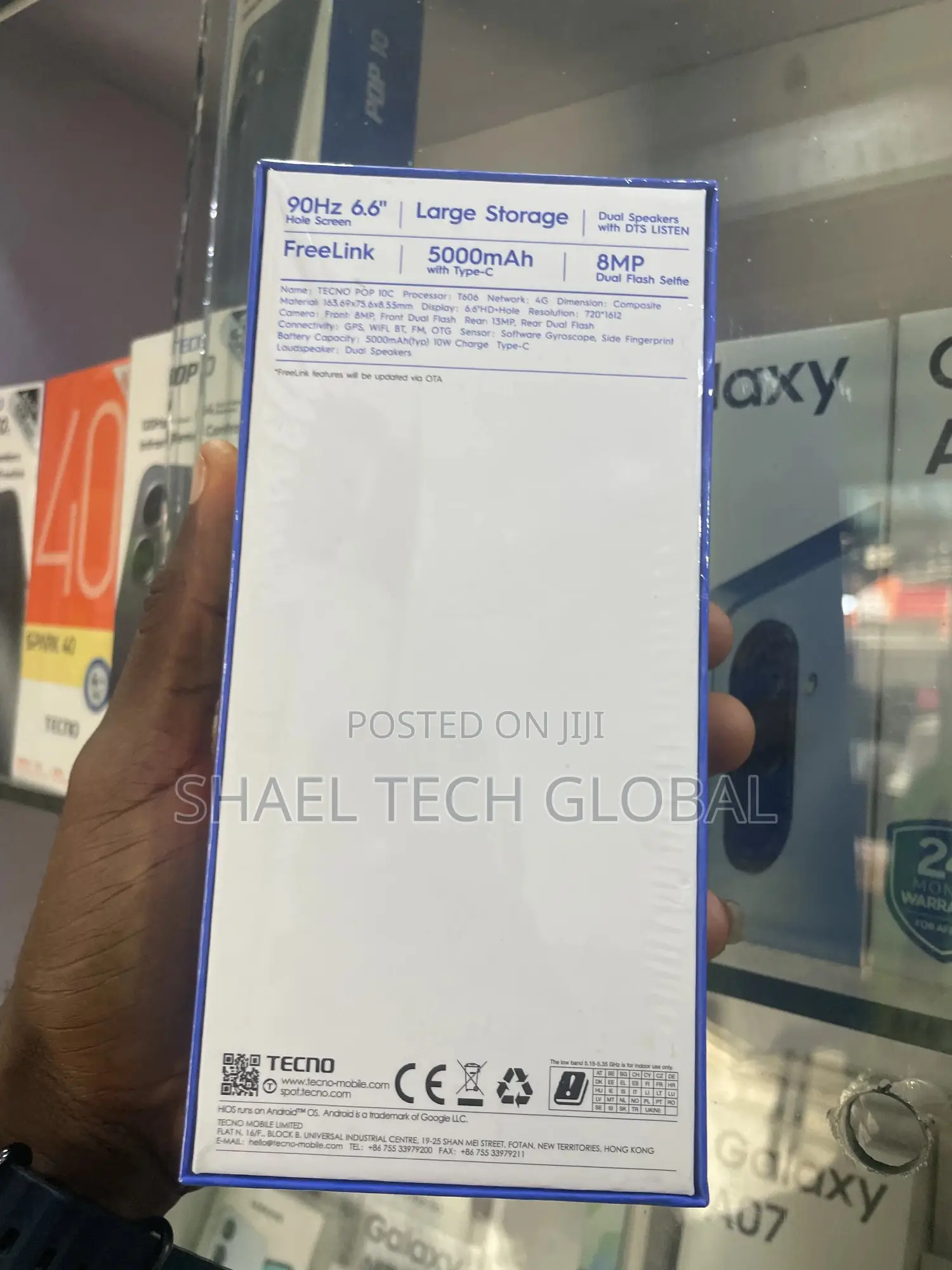 New Tecno Pop 10C 64 GB