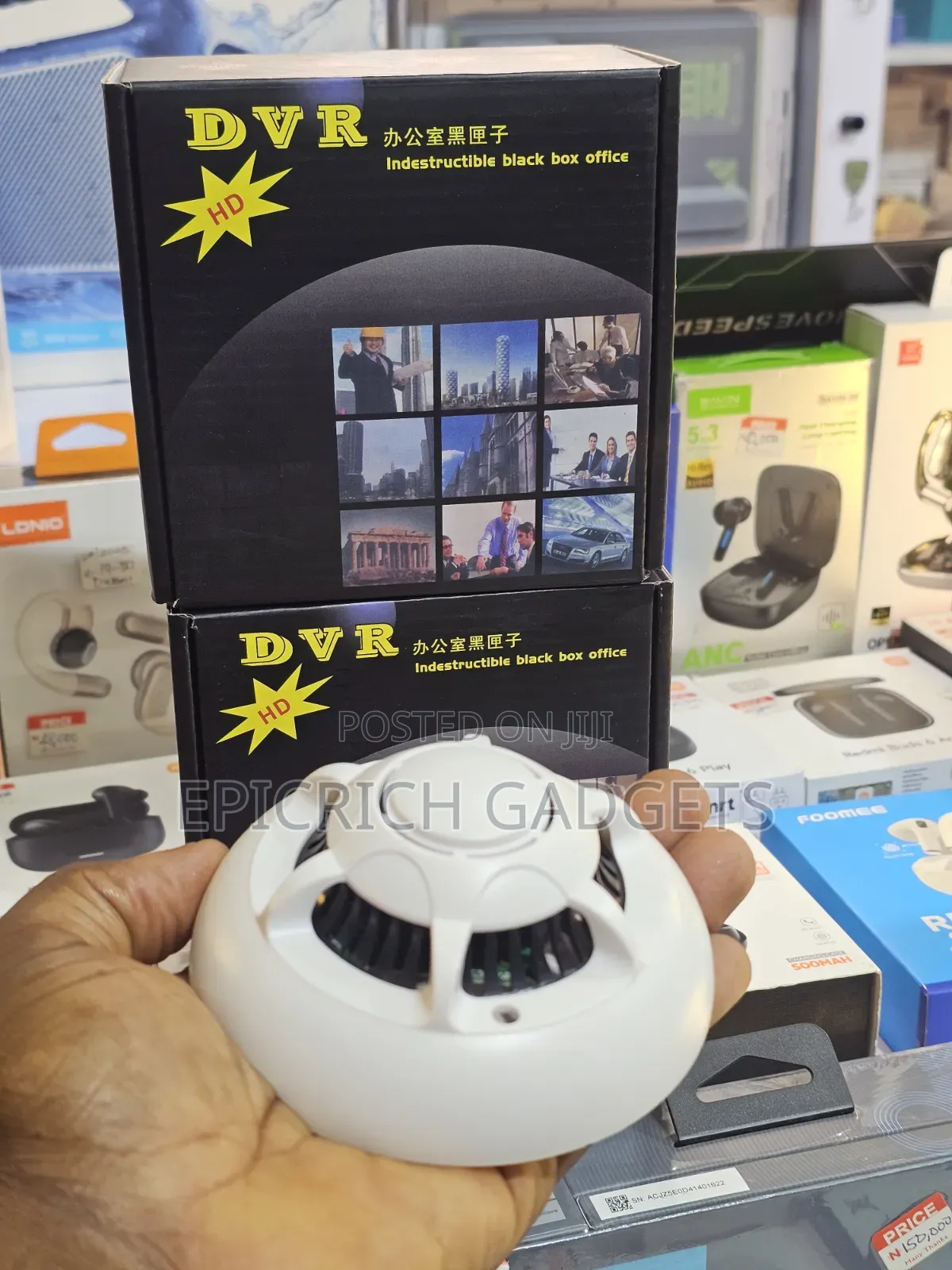 Smoke Detector Hidden Camera With Spy Camera