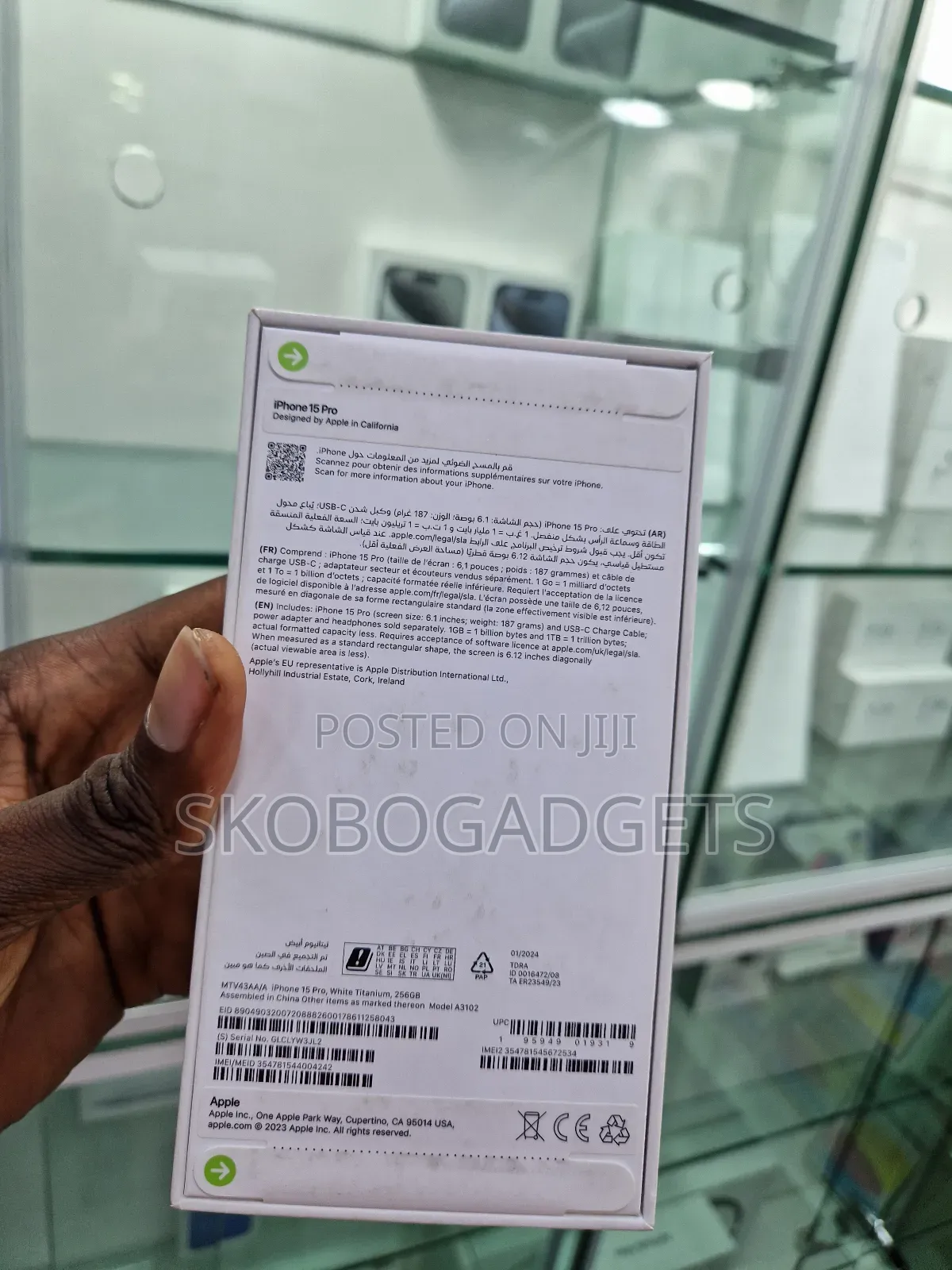 New Apple iPhone 15 Pro 256 GB White