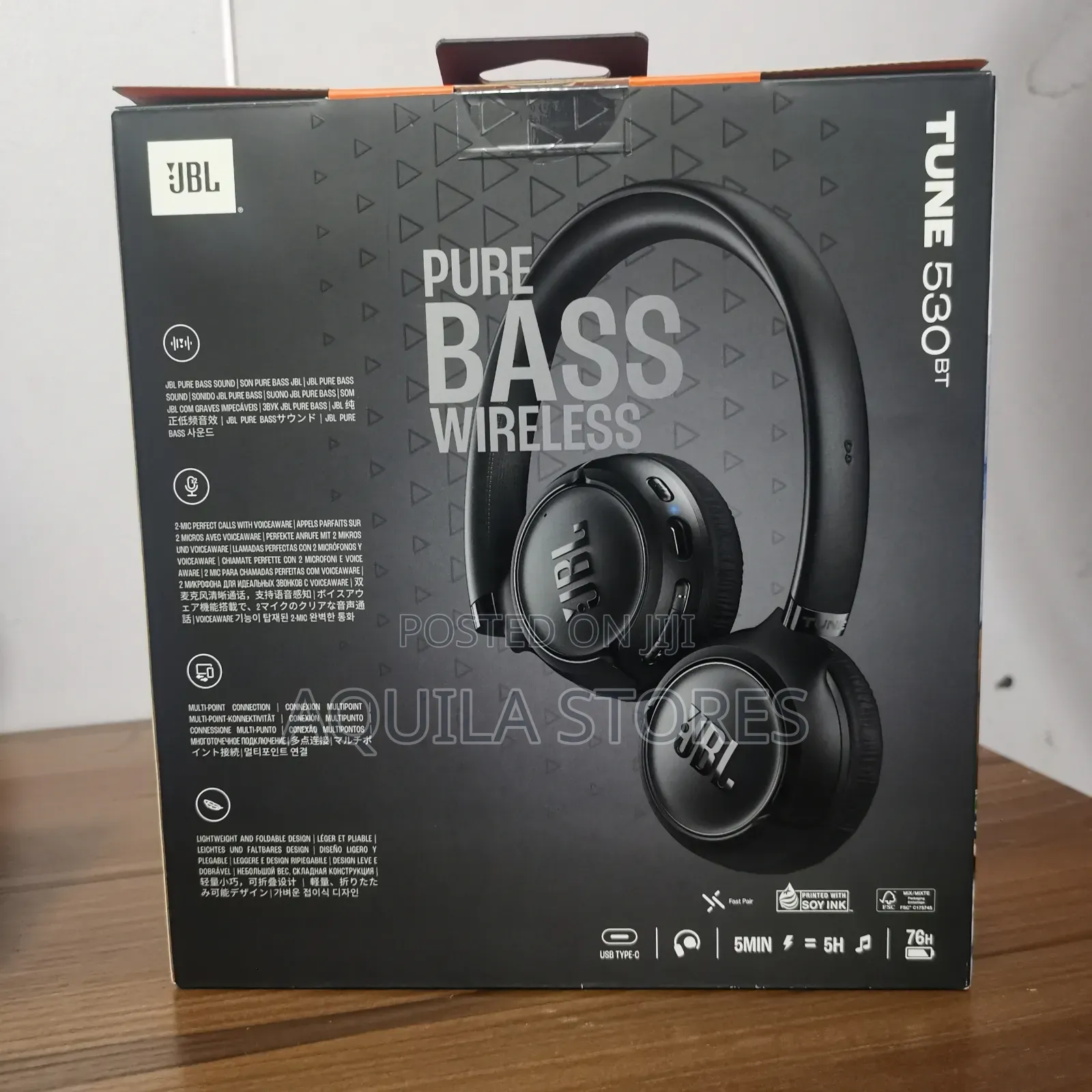 JBL Tune 530bt Wireless on-Ear Headphones