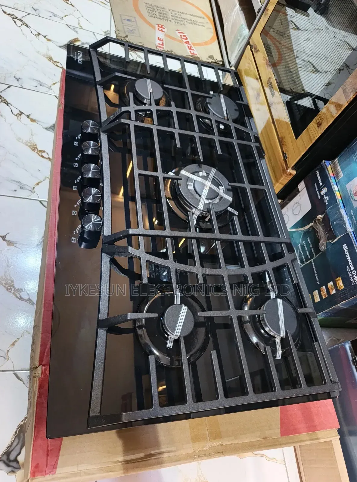 Original Phiima Built-in Big Gas Cooker Hob 90cm 5 All Gas Automatic