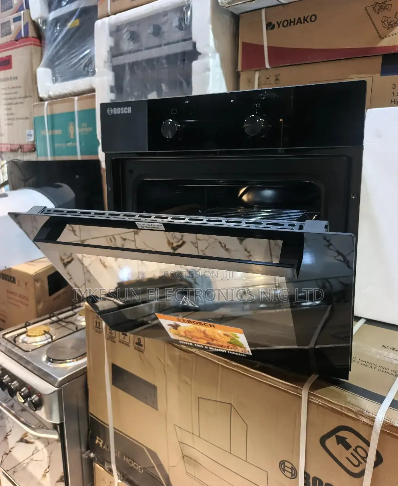Original Bosch 60cm Built-in Cabinet Electric Oven With Grill Timer