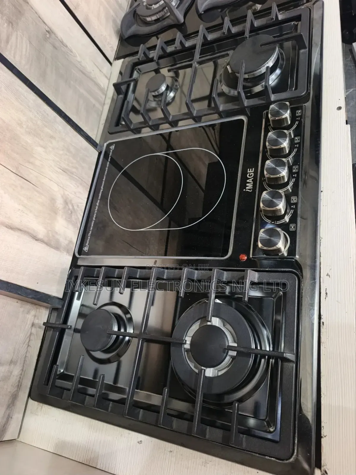 Original Image Turkey Design Built-in 4+1 Gas Electric Cooker Hob