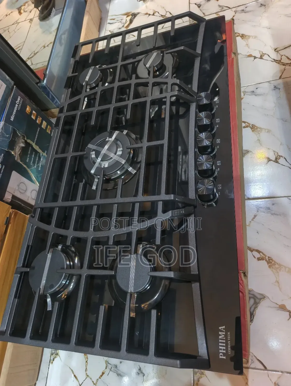 Original Quality Phiima Latest Design Built-in 5 Burners Gas Cooker