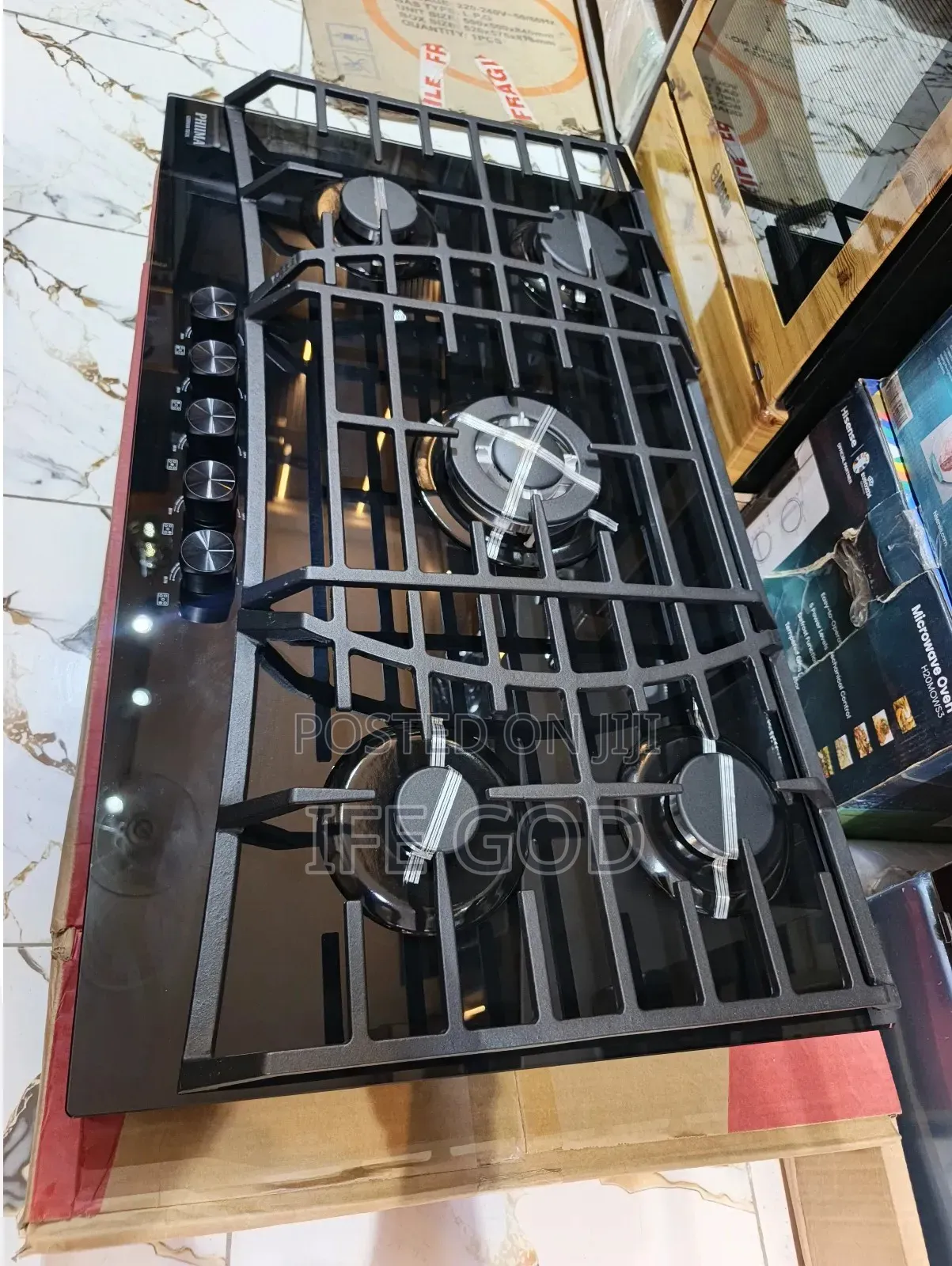 Original Quality Phiima Latest Design Built-in 5 Burners Gas Cooker