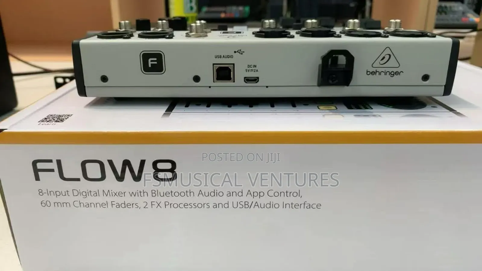Behringer Flow 8 8-input Digital Mixer With Bluetooth Audio /App Ctrl