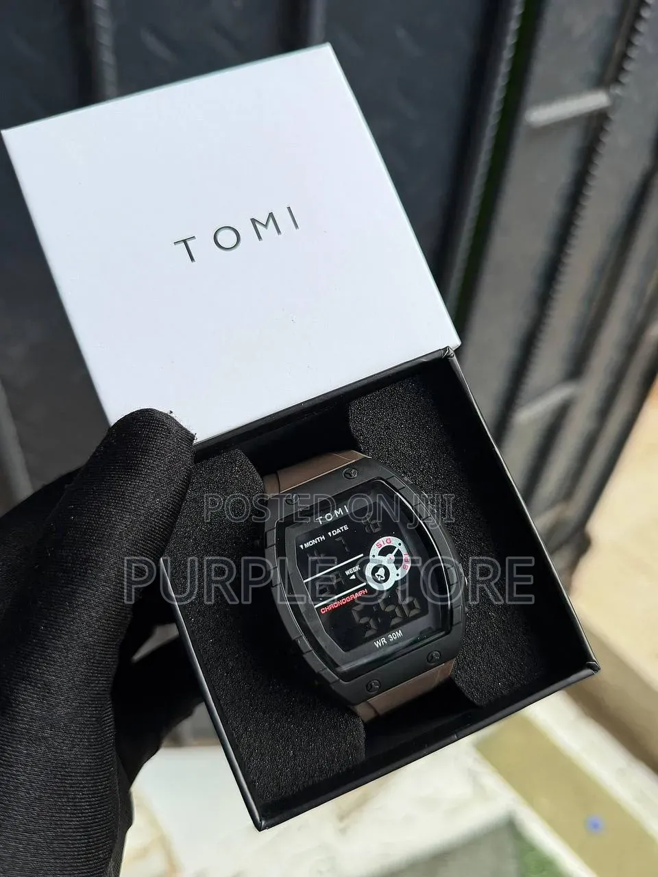 Tomi Digital Chronograph Watch Water Resistant 30m