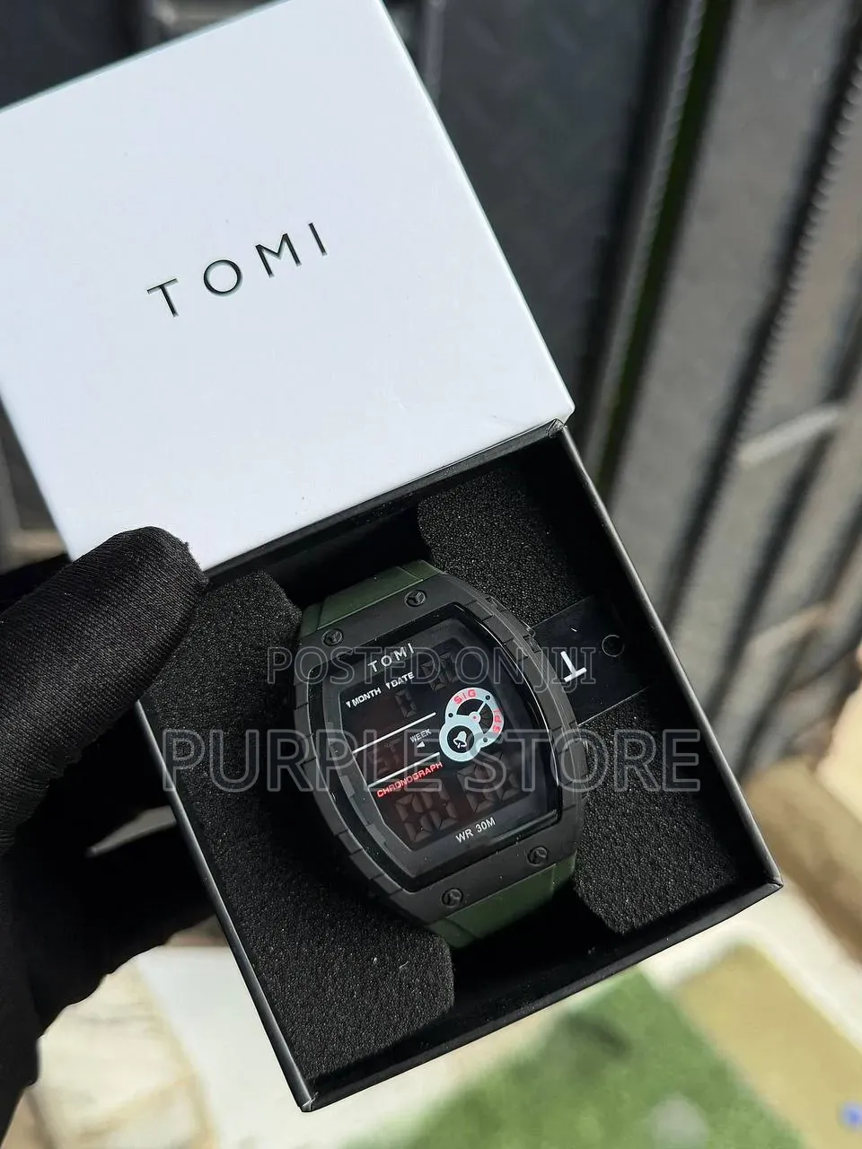 Tomi Digital Chronograph Watch Water Resistant 30m