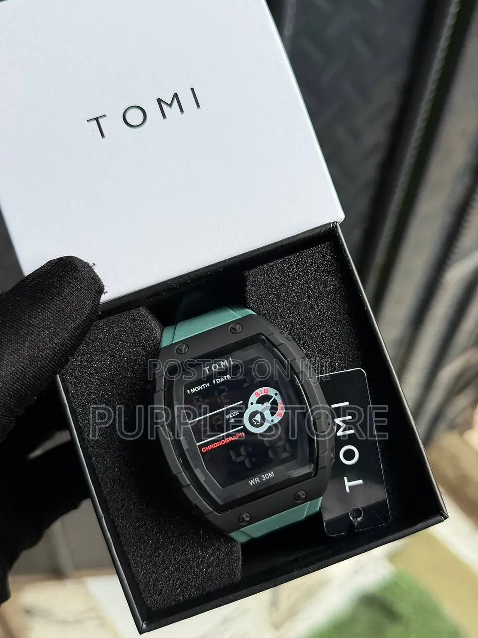 Tomi Digital Chronograph Watch Water Resistant 30m