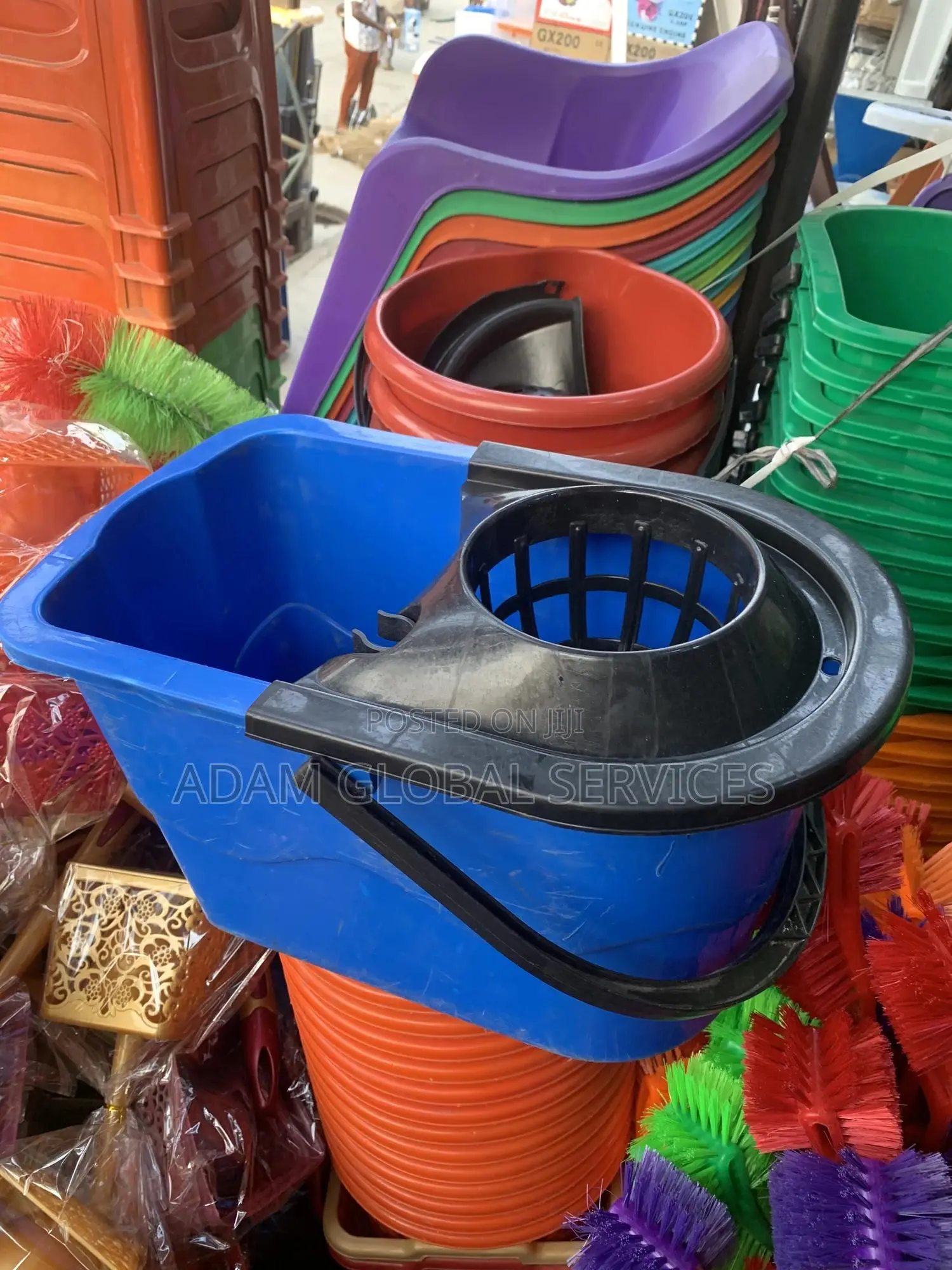 Plastic Mop Bucket