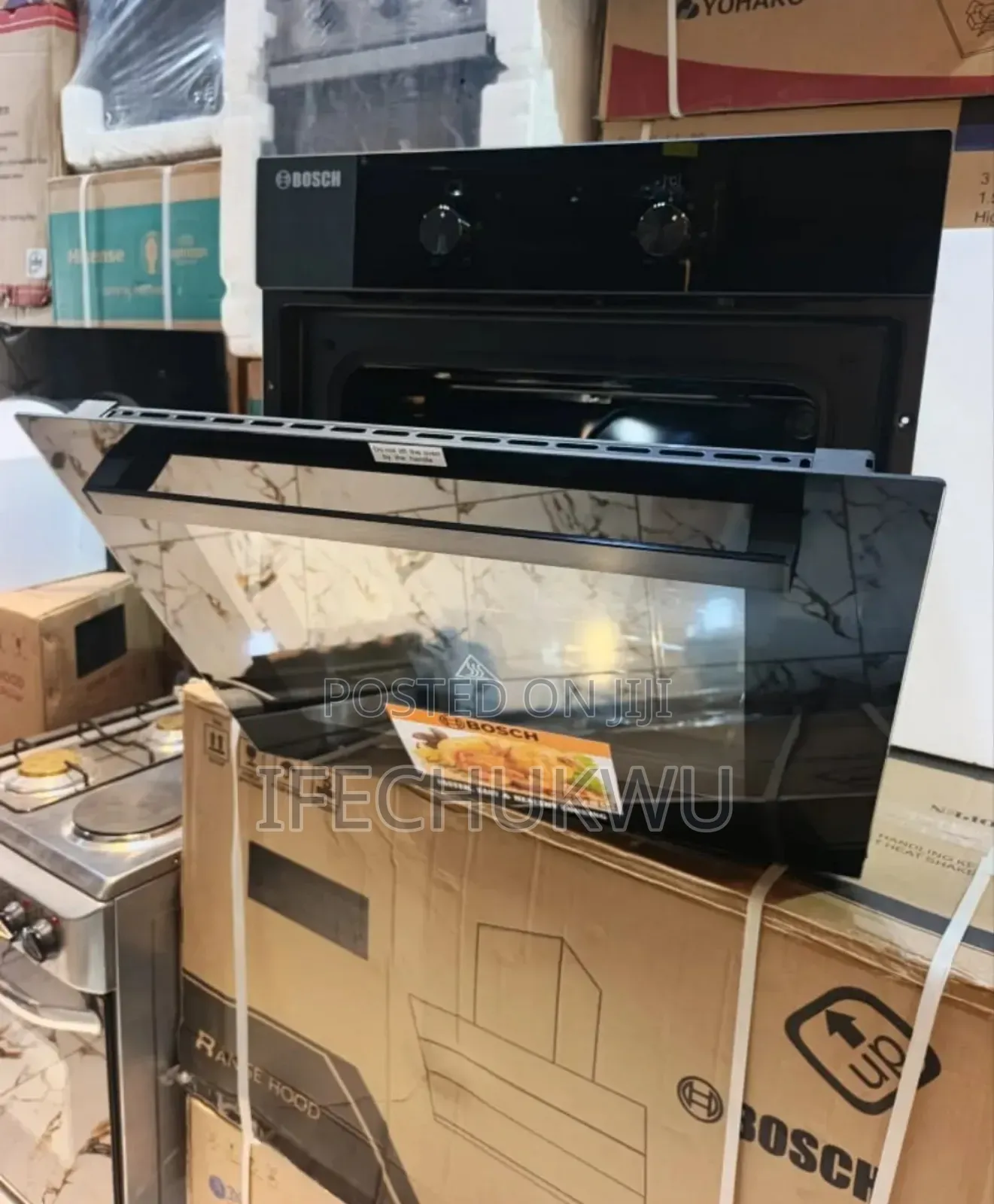 Original Bosch 60x60cm Built-in Electric Oven With Grill Timer 75l
