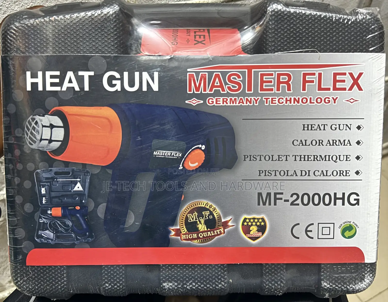 2800w Master Flex Heat Gun, Model Mf-2000hg.