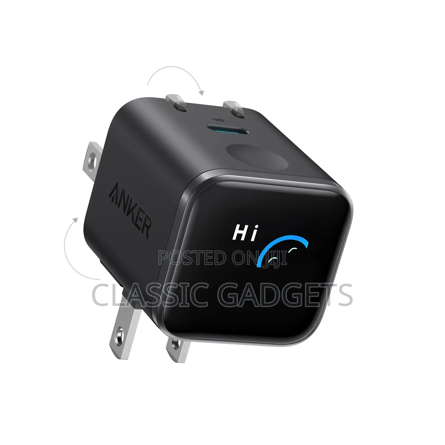Anker Nano 45w Gan Charger With Smart Display (A121d)