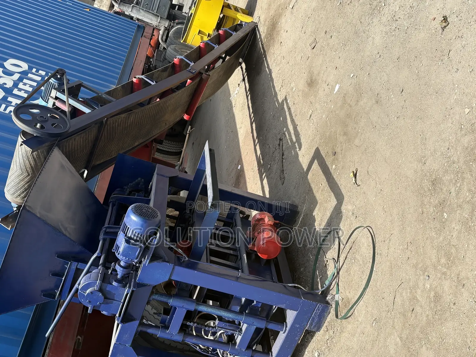 Block Making Machine With Conveyor