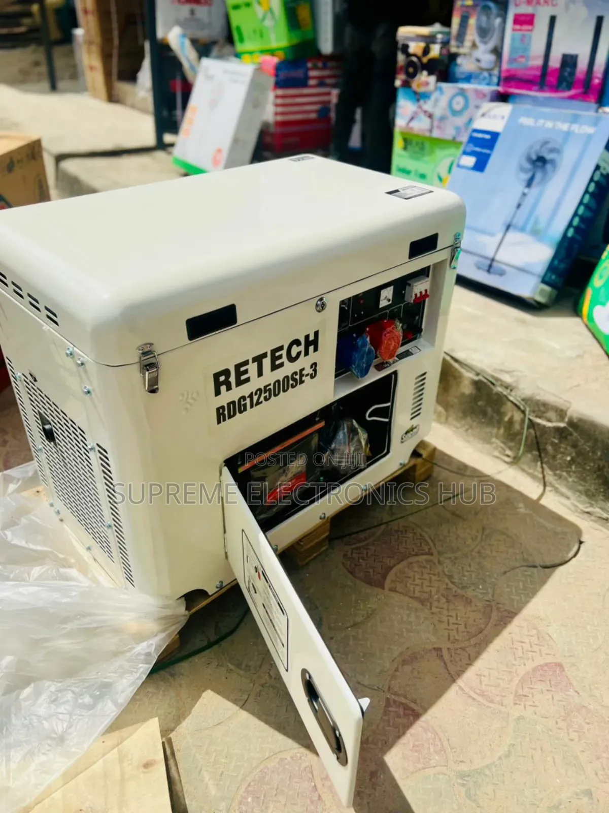 ●Retech Rdg12000se-3 10kva Diesel Soundproof Generator [German Engine]