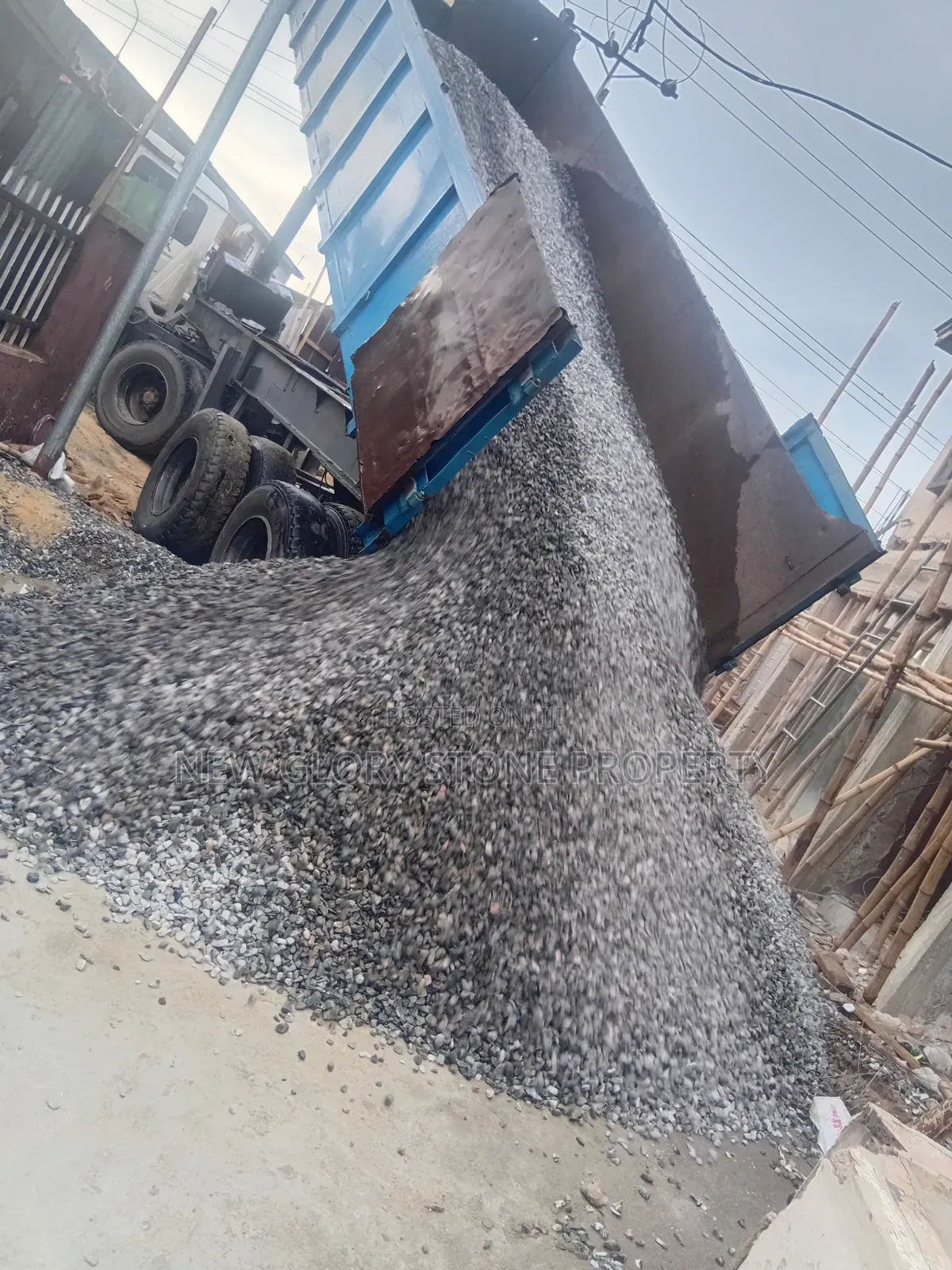 3/4 Down Granite and Stone Dust and Plaster Sand
