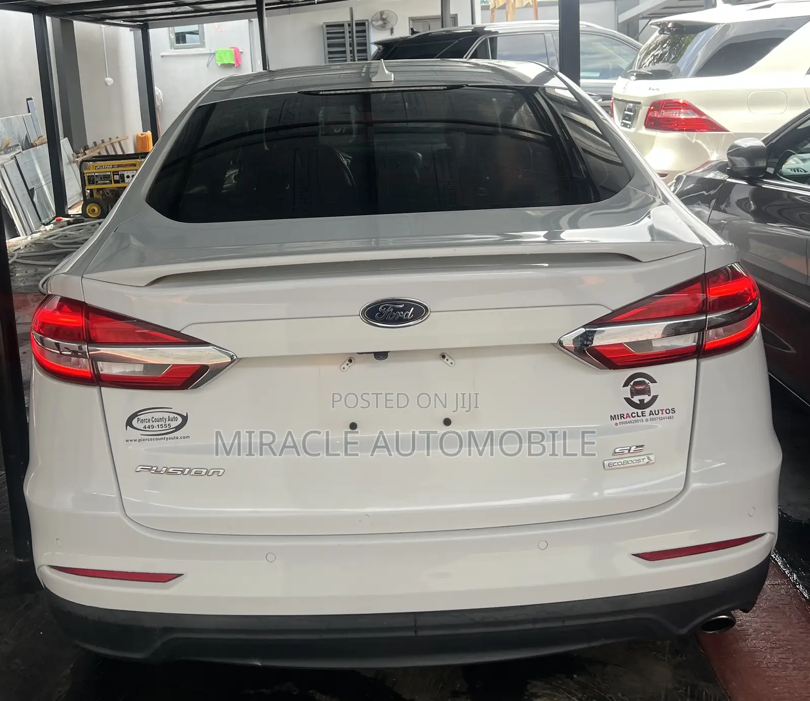 Ford Fusion SE FWD 2019 White