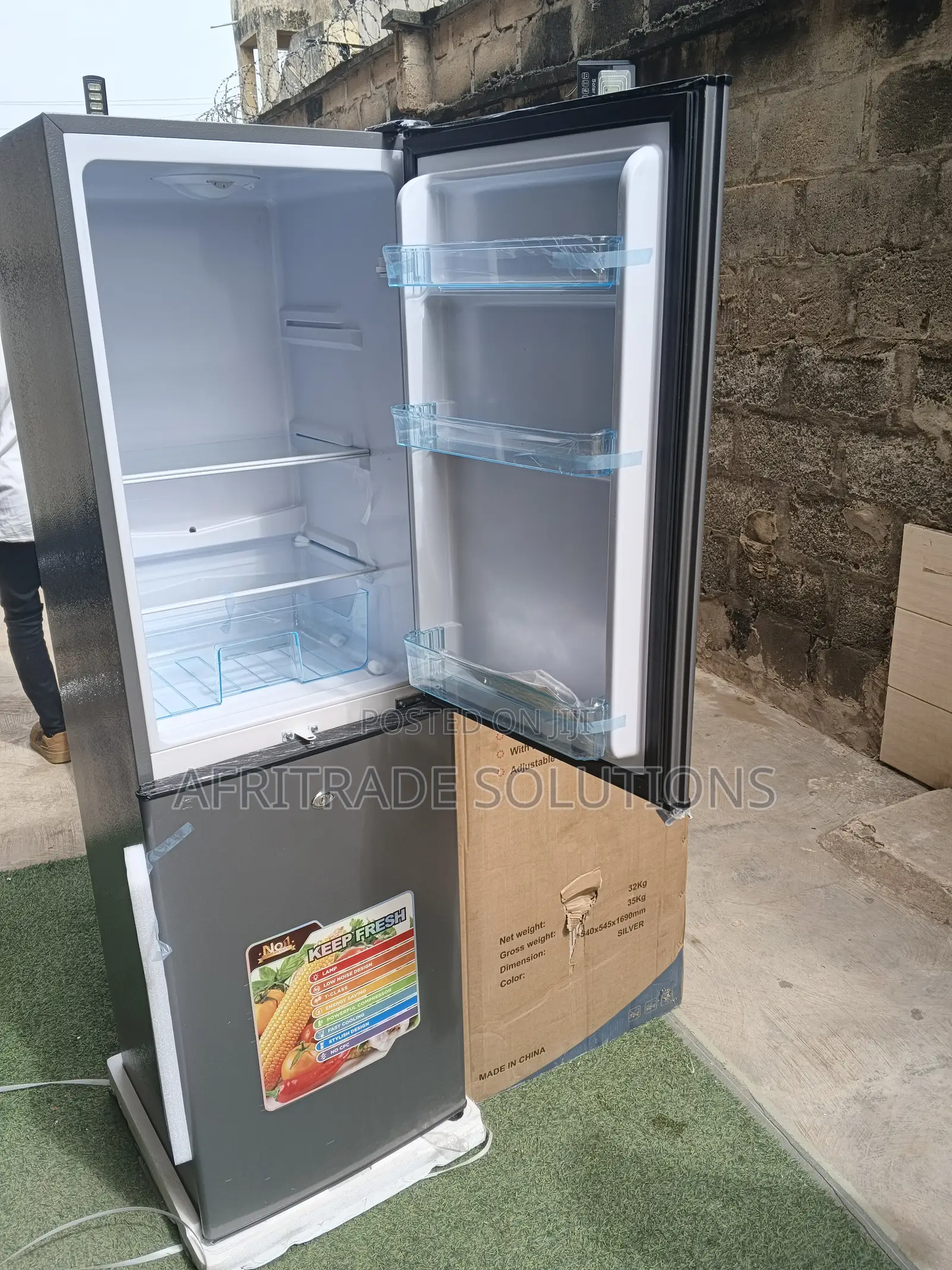 Tekno Cool Double Door Fridge Energy Saving Refrigerator