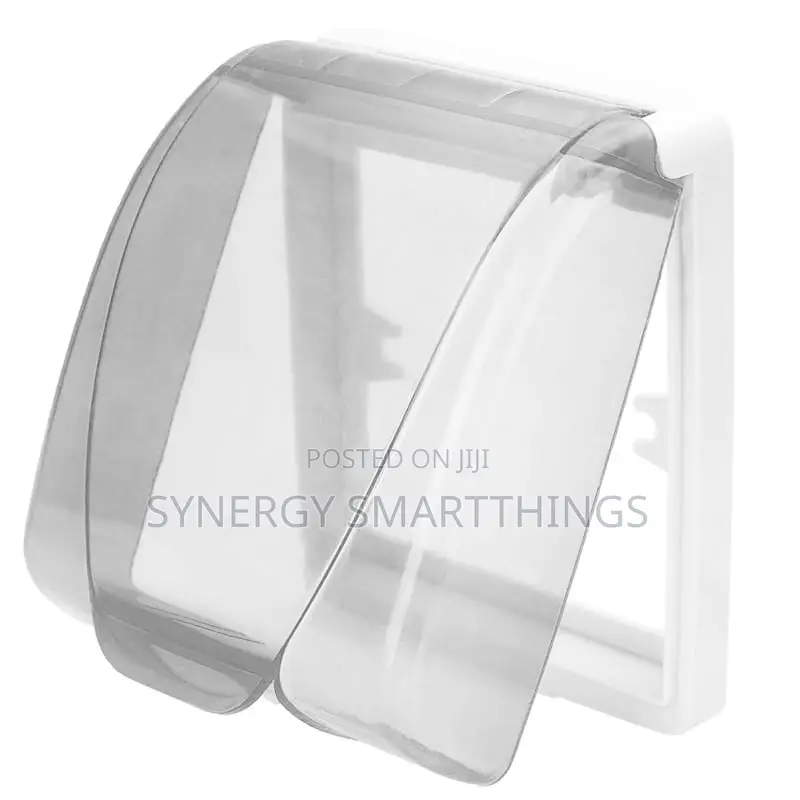 Socket Switch Plastic Transparent Box Cover Protector From Rain Dust