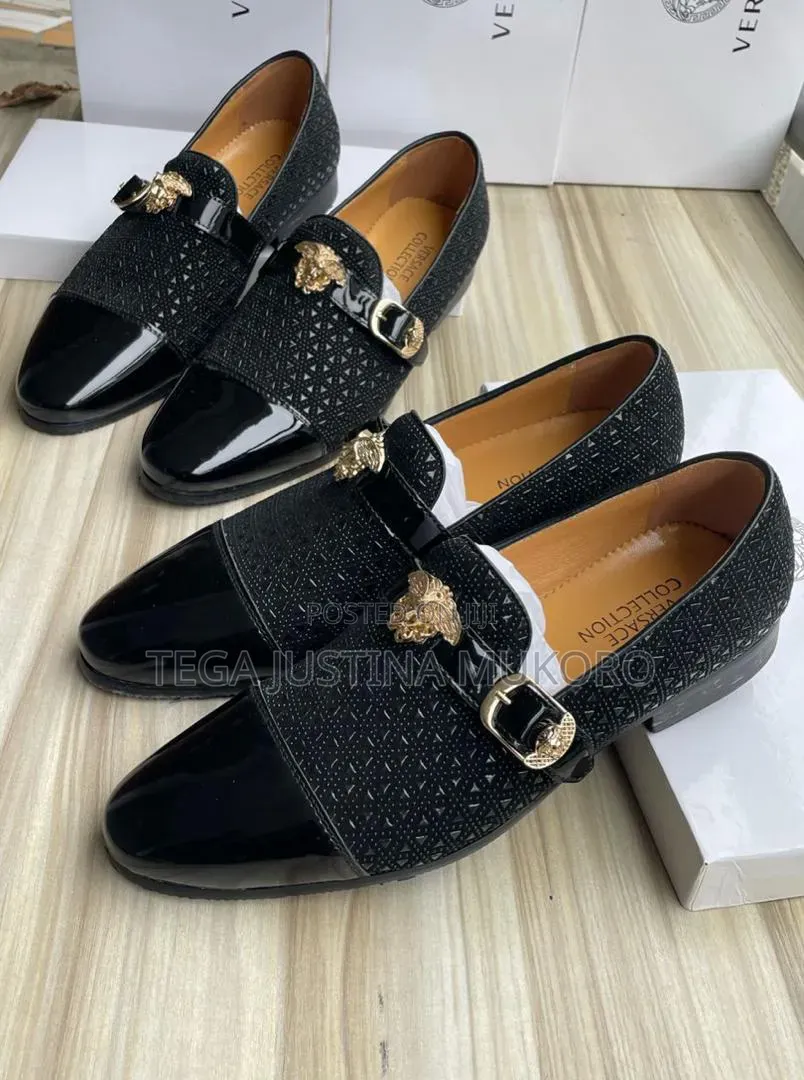 Latest Design Versace Men's Buckle Closure Footwear