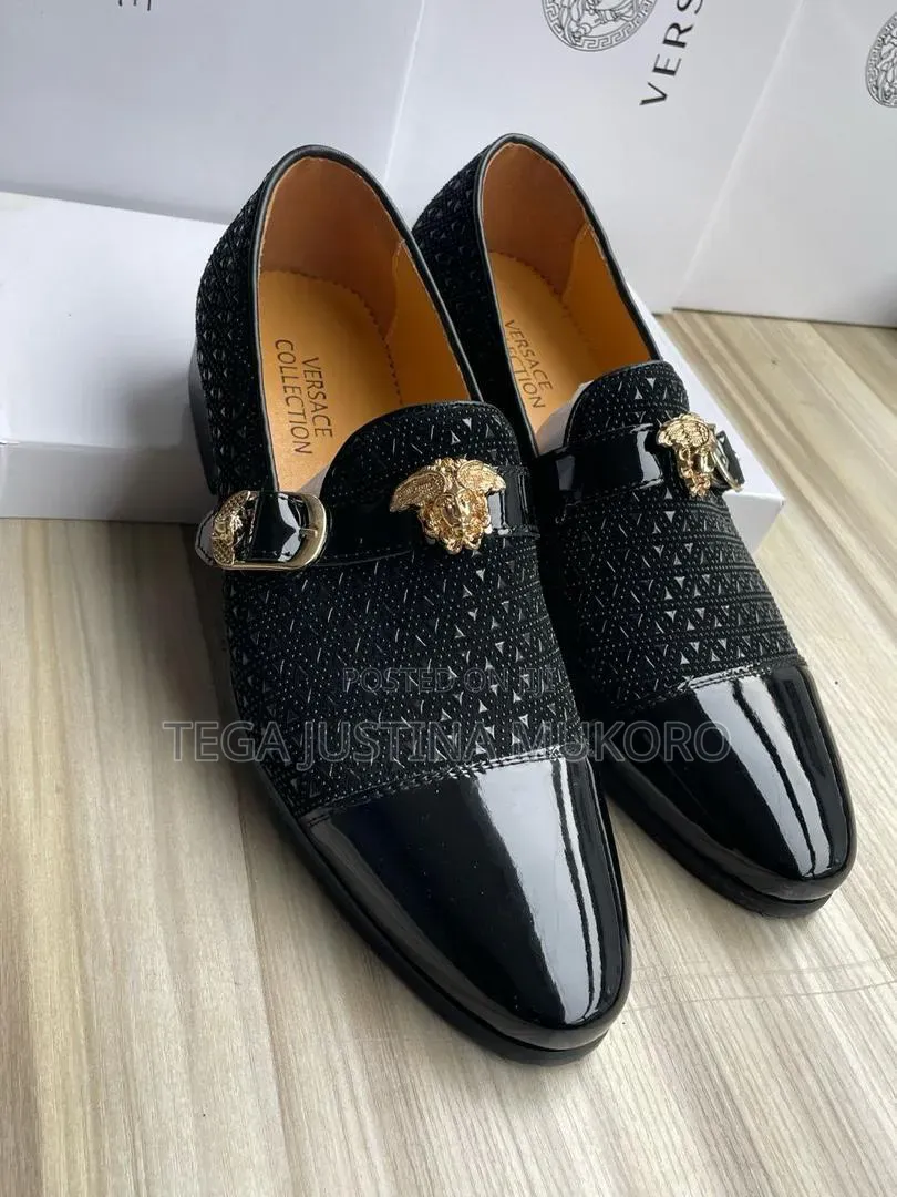 Latest Design Versace Men's Buckle Closure Footwear