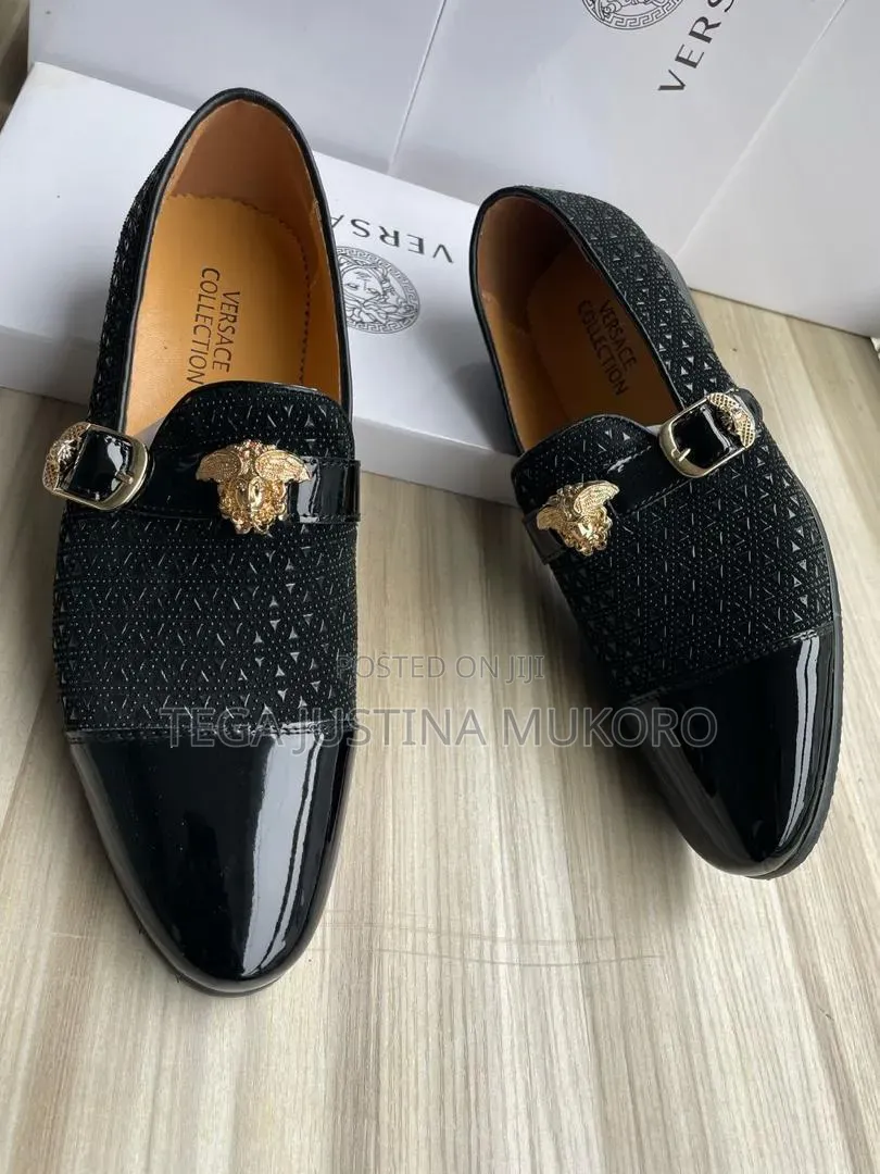 Latest Design Versace Men's Buckle Closure Footwear
