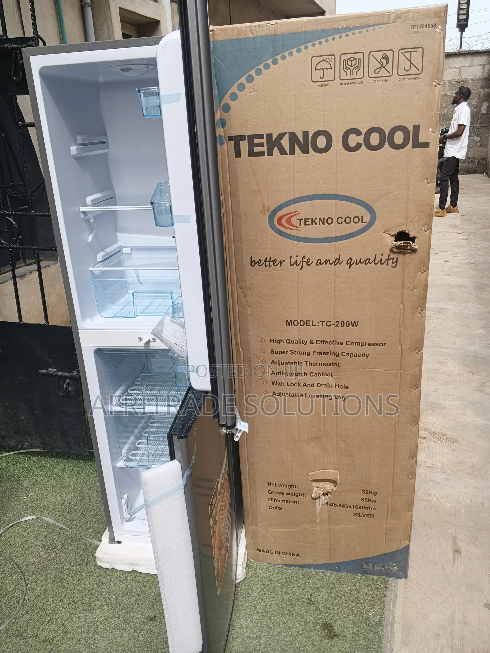 Tekno Cool Double Door Fridge Smart Home Refrigerator
