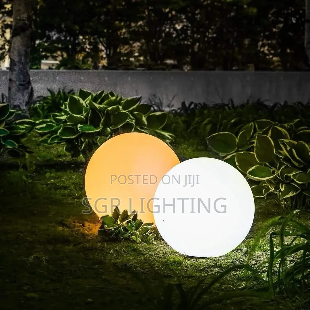 Waterproof Led Garden Ball Light Rechargeable Landscape Lighting Lawn