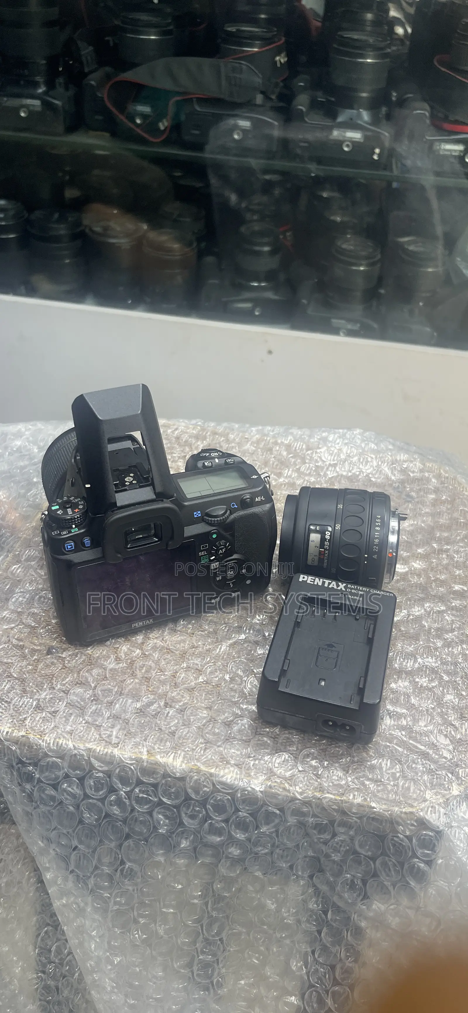 Pentax Camera With 18-55mm and 35/80