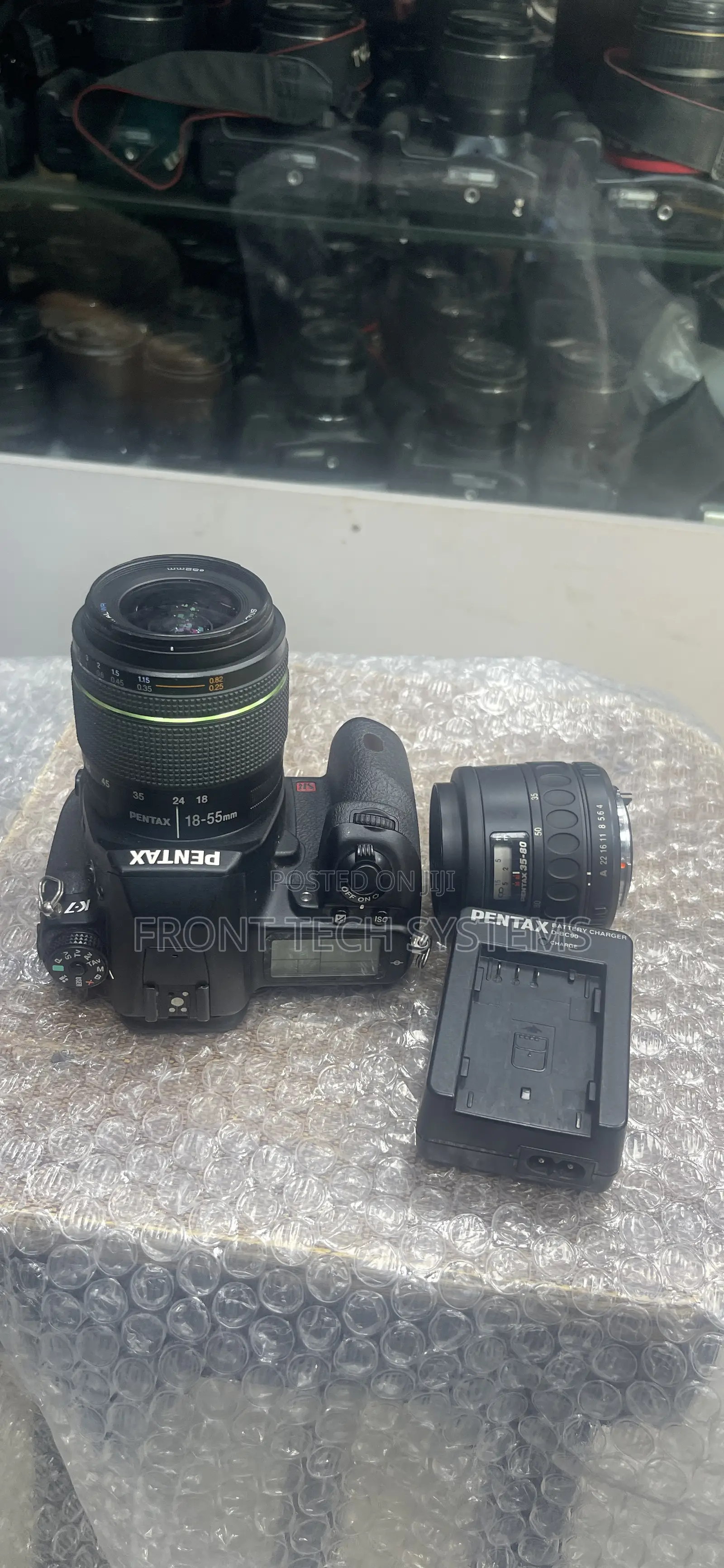 Pentax Camera With 18-55mm and 35/80
